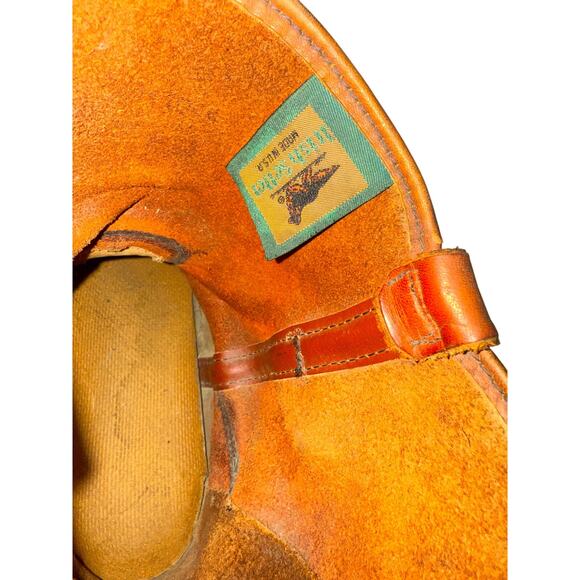 Vintage Red Wing Irish Setter Made in the USA Pull On Leather Work Boots -Sz 13D - Picture 8 of 12